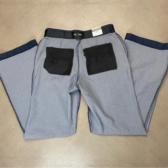 NWT Lee Women’s Flex Motion Regular Fit Mid Rise Indigo Trousers Size 8 Medium - Picture 9 of 16